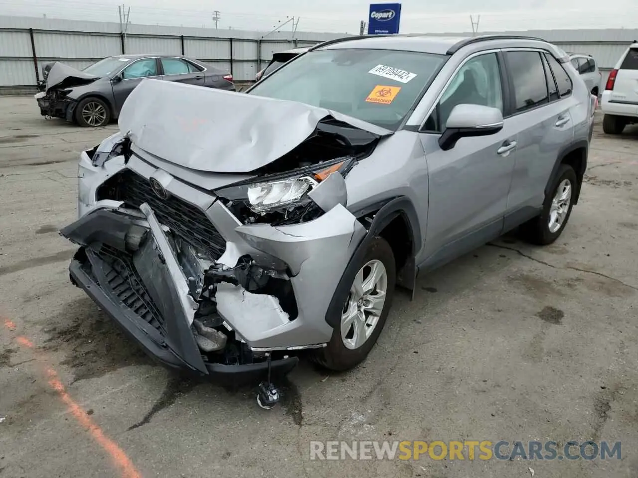 1 fotografías del automóvil dañado 2T3W1RFV5MC102461 TOYOTA RAV4 2021