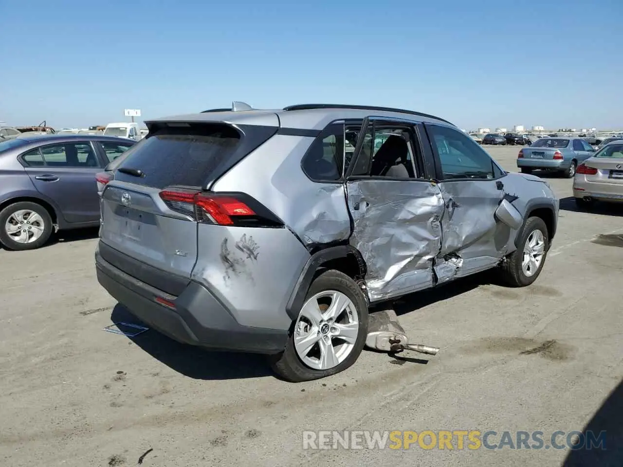3 fotografías del automóvil dañado 2T3W1RFV5MC108213 TOYOTA RAV4 2021