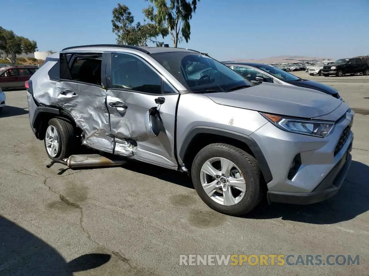 4 fotografías del automóvil dañado 2T3W1RFV5MC108213 TOYOTA RAV4 2021