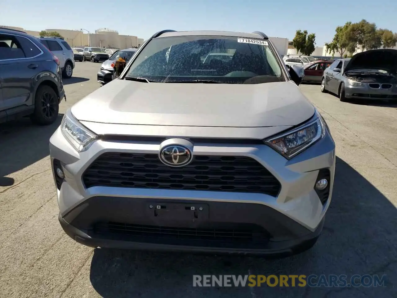 5 fotografías del automóvil dañado 2T3W1RFV5MC108213 TOYOTA RAV4 2021
