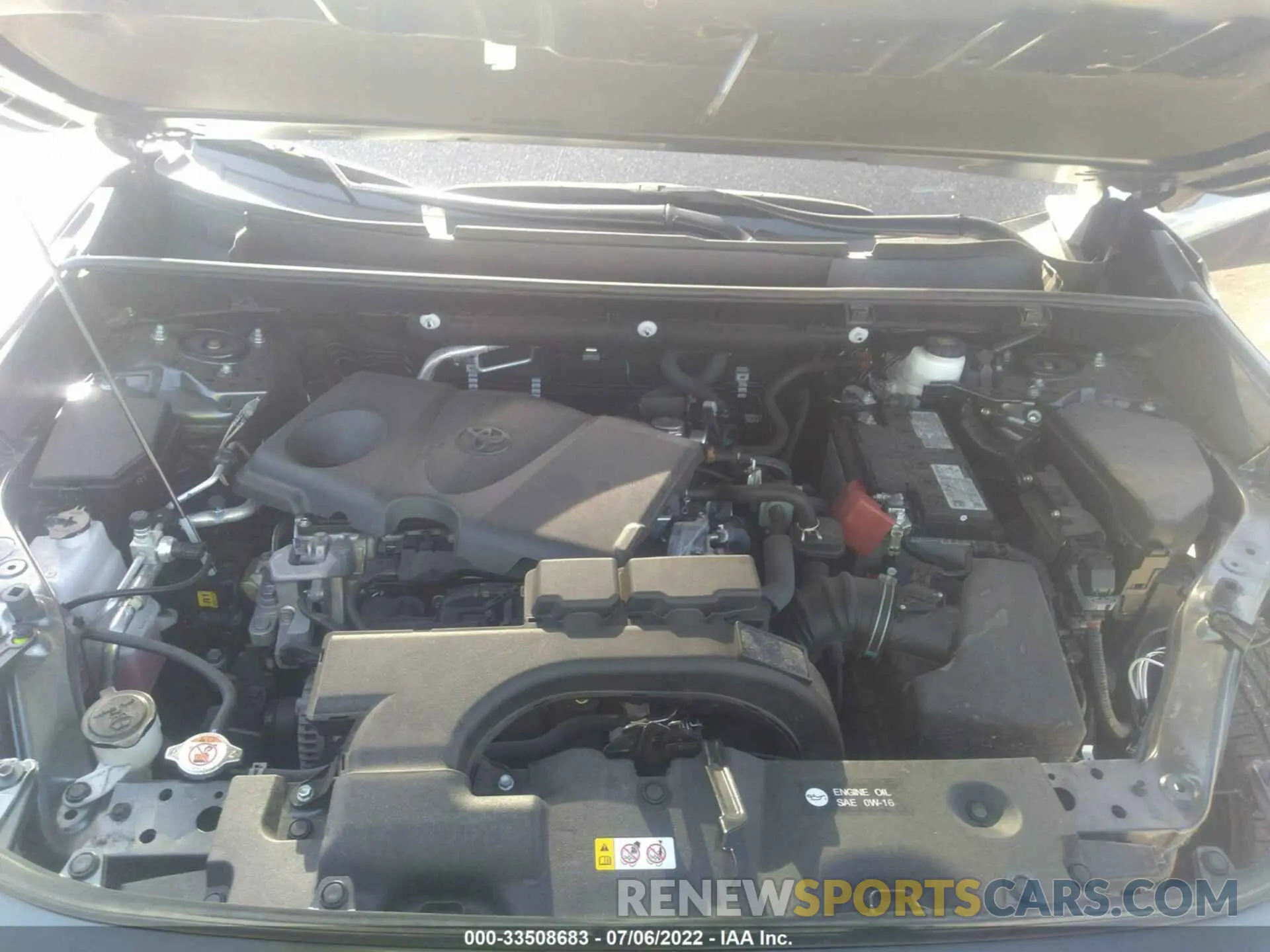 10 fotografías del automóvil dañado 2T3W1RFV5MC114044 TOYOTA RAV4 2021