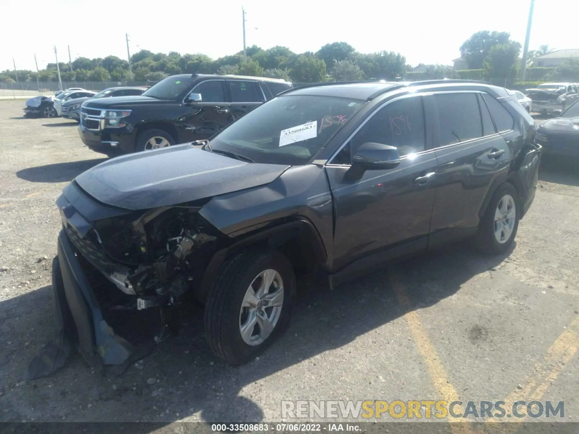 2 fotografías del automóvil dañado 2T3W1RFV5MC114044 TOYOTA RAV4 2021