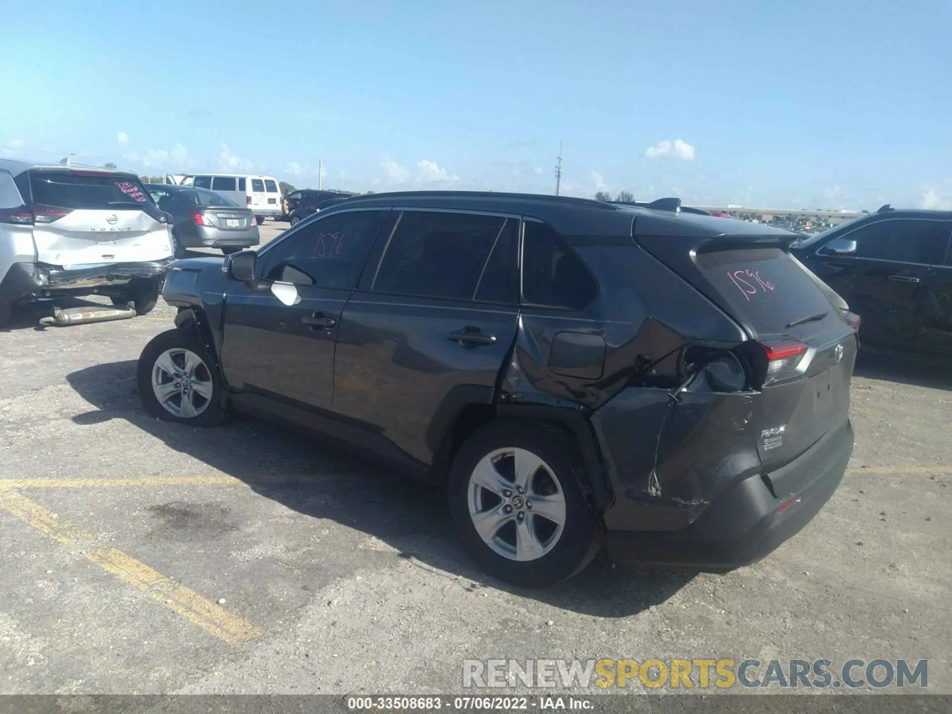 3 fotografías del automóvil dañado 2T3W1RFV5MC114044 TOYOTA RAV4 2021