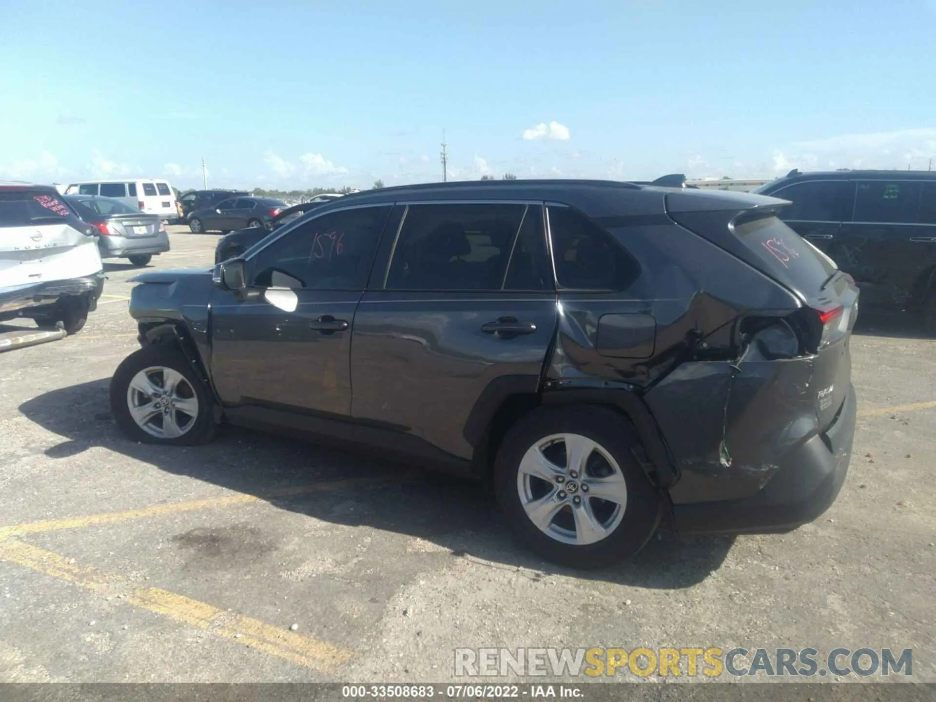 6 fotografías del automóvil dañado 2T3W1RFV5MC114044 TOYOTA RAV4 2021