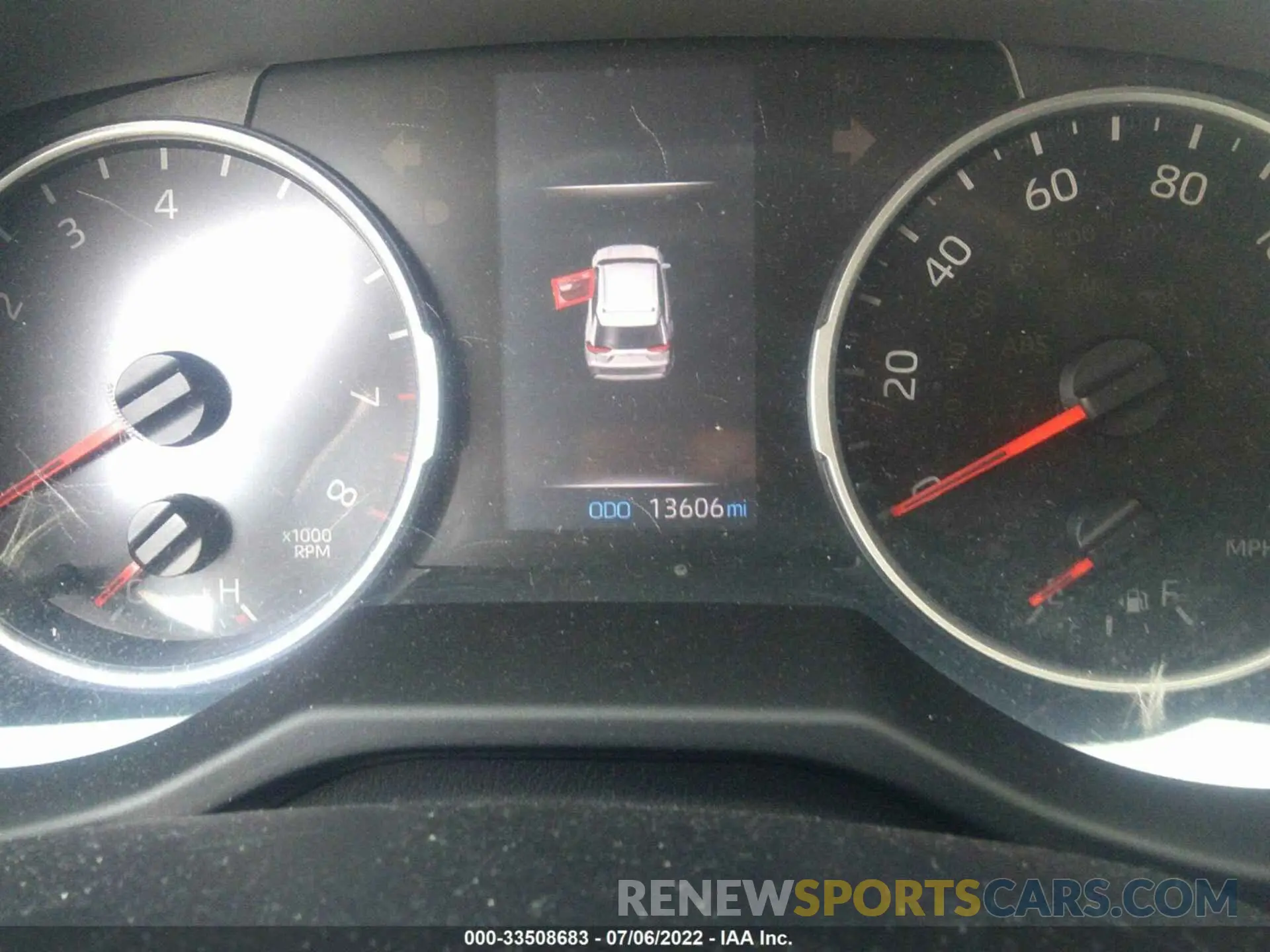 7 fotografías del automóvil dañado 2T3W1RFV5MC114044 TOYOTA RAV4 2021