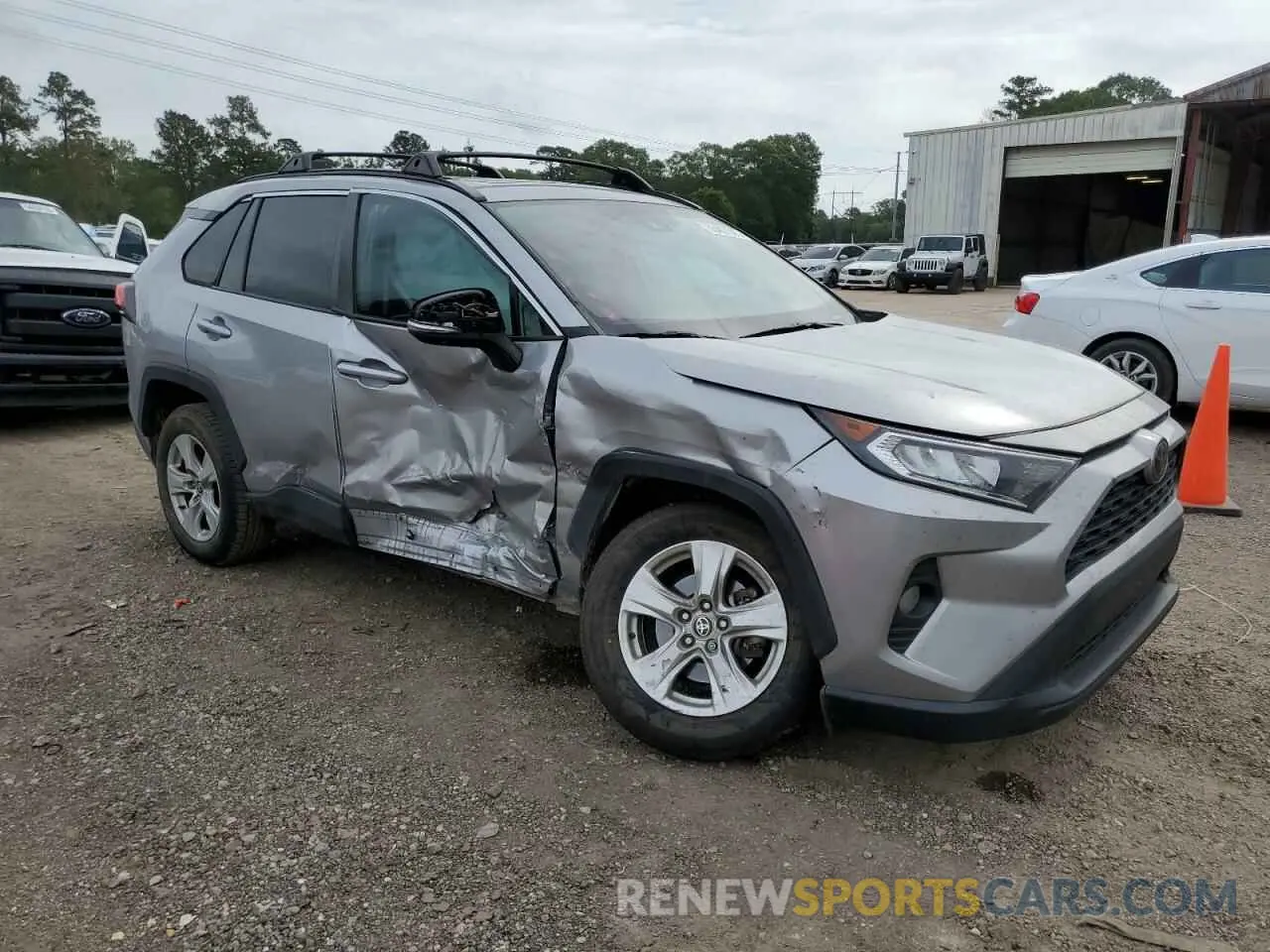 4 fotografías del automóvil dañado 2T3W1RFV5MC114223 TOYOTA RAV4 2021