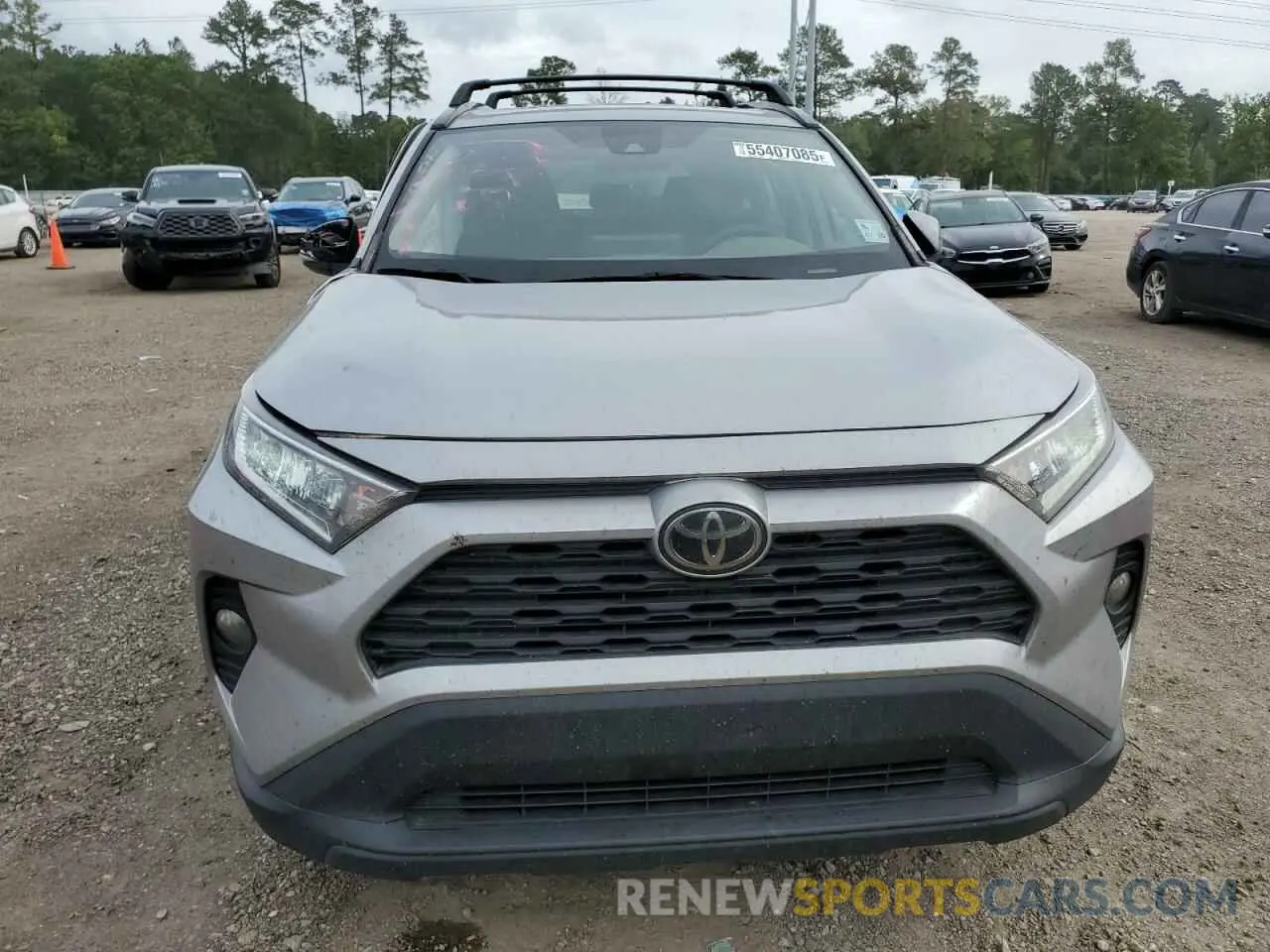 5 fotografías del automóvil dañado 2T3W1RFV5MC114223 TOYOTA RAV4 2021