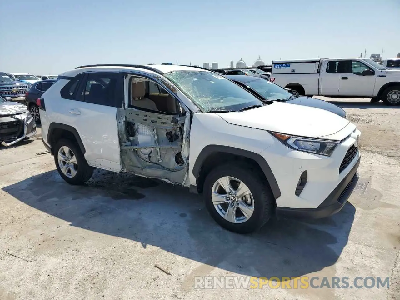 4 fotografías del automóvil dañado 2T3W1RFV5MC129479 TOYOTA RAV4 2021