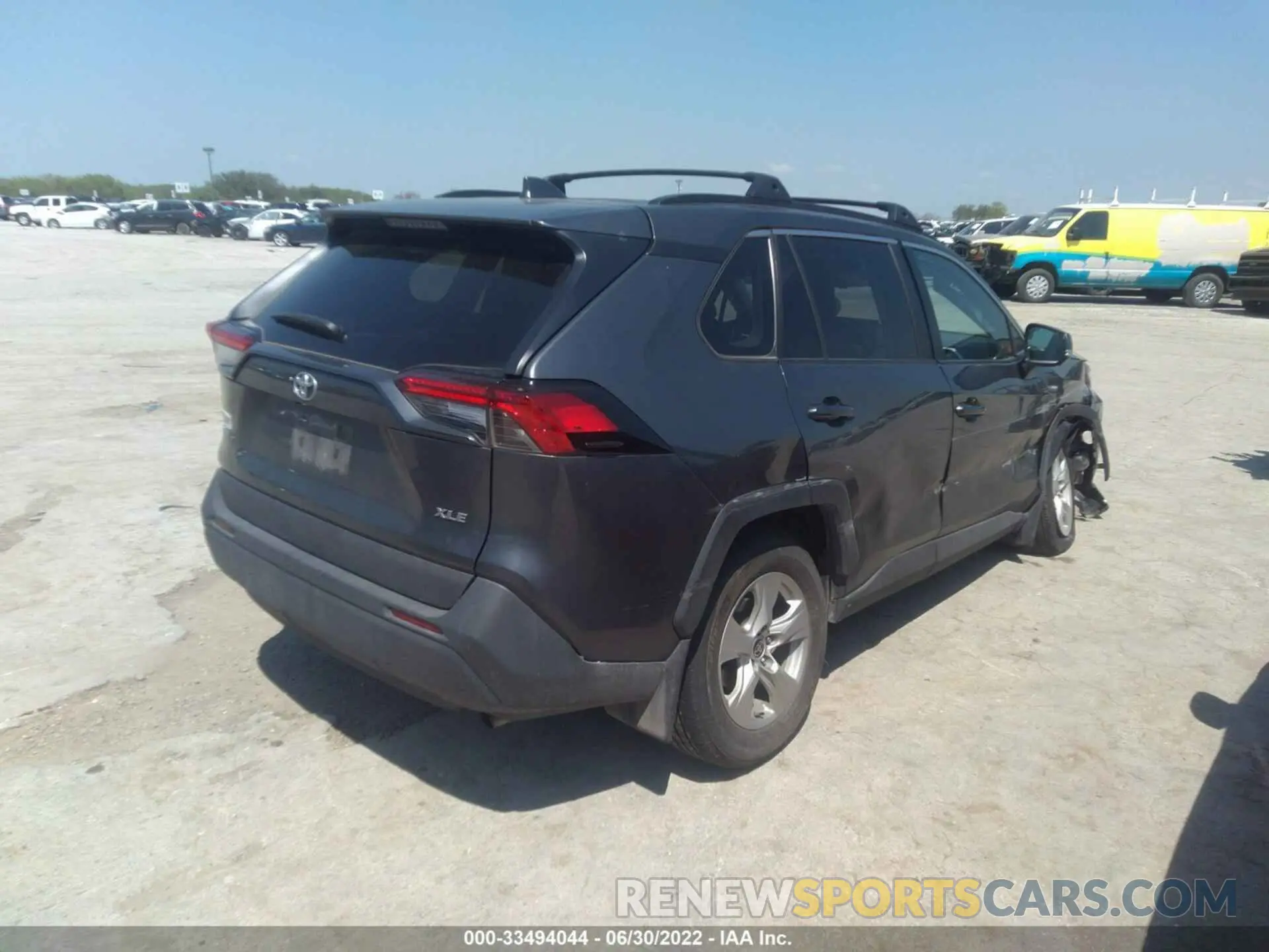 4 fotografías del automóvil dañado 2T3W1RFV5MC129921 TOYOTA RAV4 2021