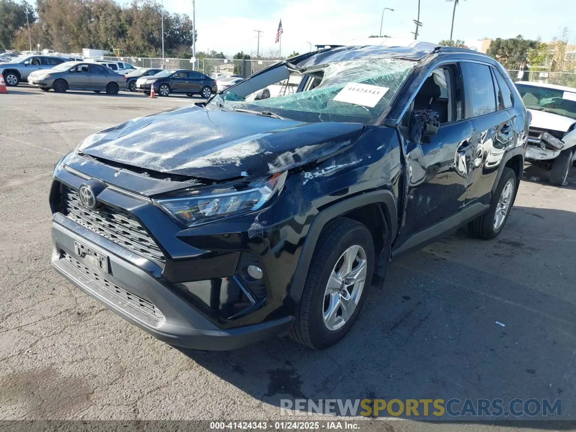 2 fotografías del automóvil dañado 2T3W1RFV5MC150493 TOYOTA RAV4 2021