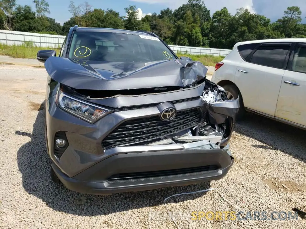 9 fotografías del automóvil dañado 2T3W1RFV5MC157881 TOYOTA RAV4 2021