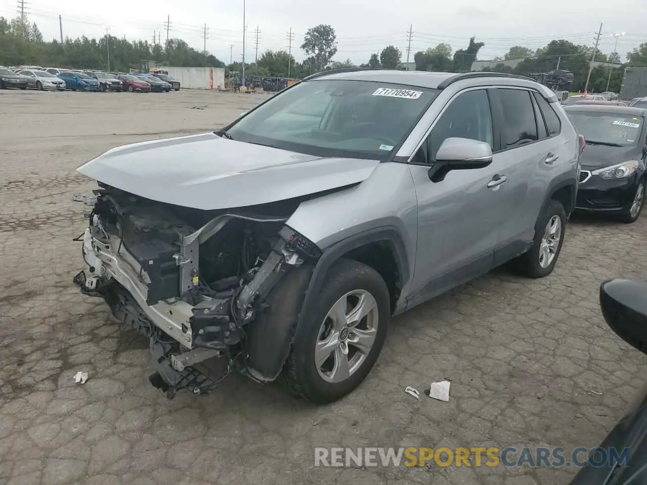 1 fotografías del automóvil dañado 2T3W1RFV5MW119274 TOYOTA RAV4 2021