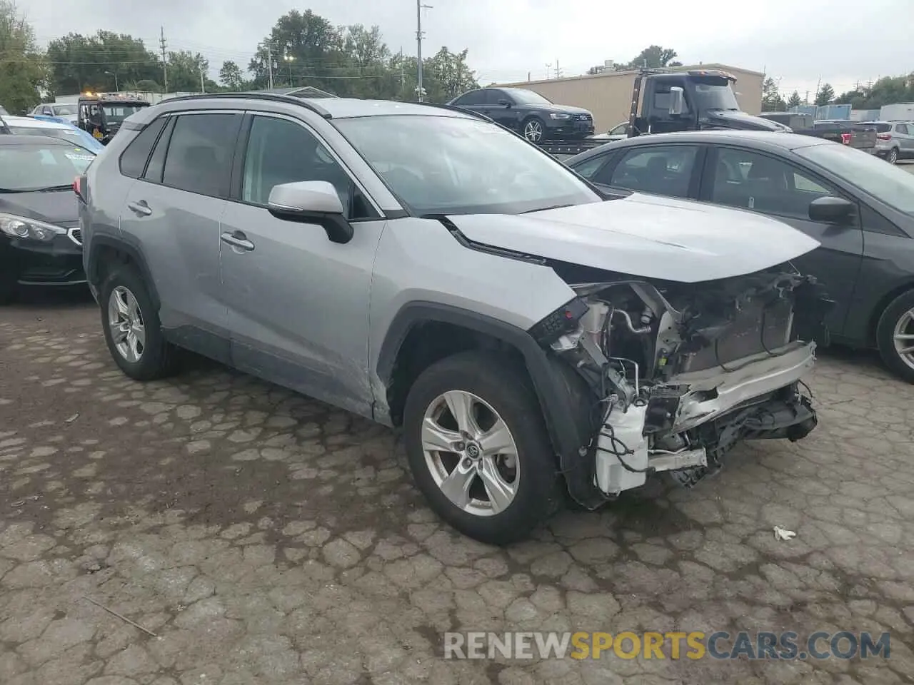 4 fotografías del automóvil dañado 2T3W1RFV5MW119274 TOYOTA RAV4 2021