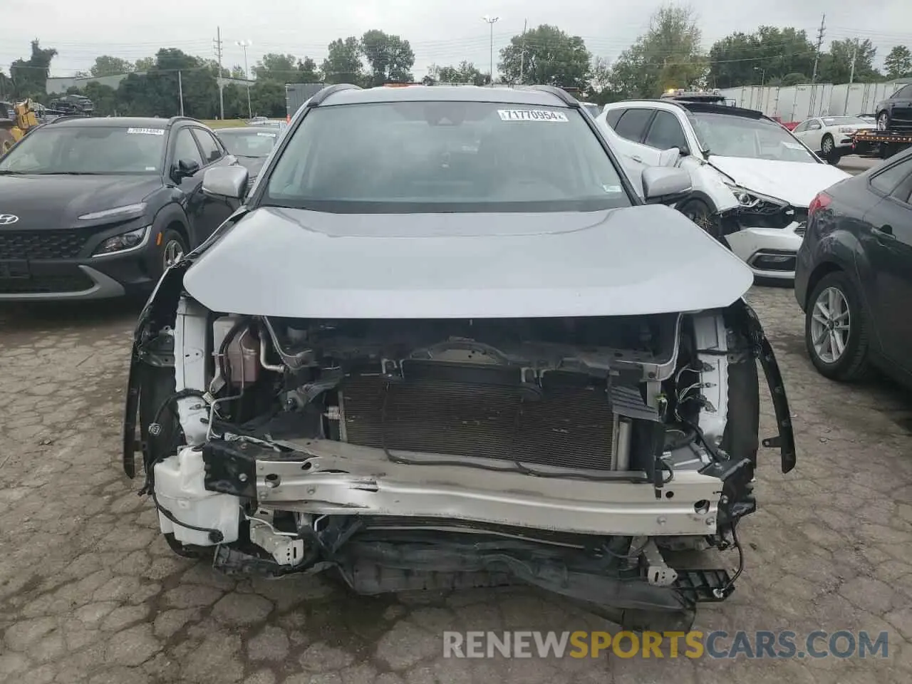 5 fotografías del automóvil dañado 2T3W1RFV5MW119274 TOYOTA RAV4 2021