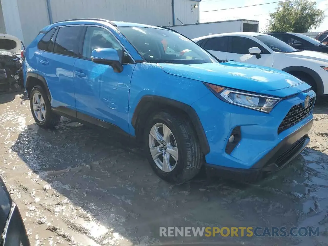 4 fotografías del automóvil dañado 2T3W1RFV5MW124071 TOYOTA RAV4 2021