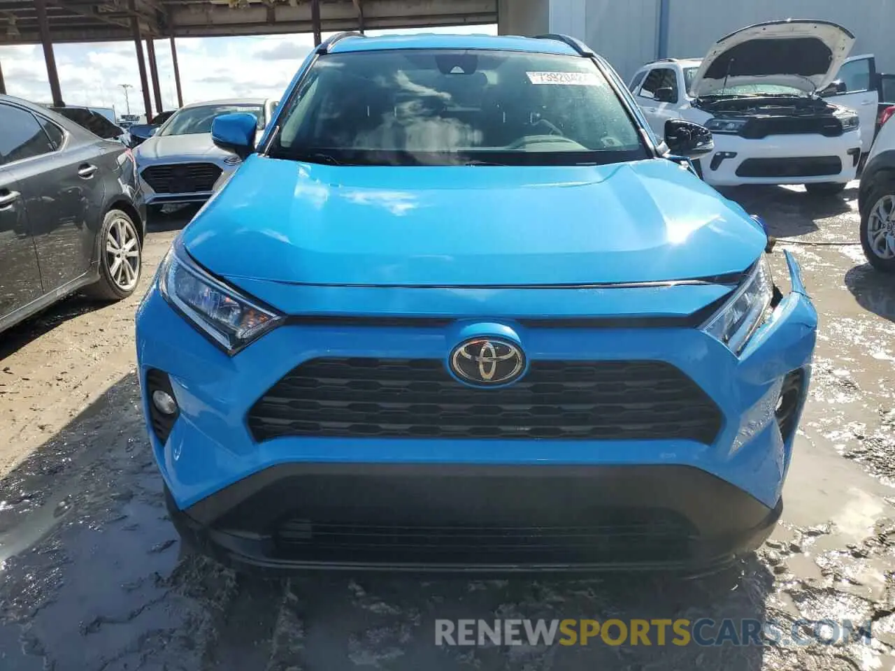 5 fotografías del automóvil dañado 2T3W1RFV5MW124071 TOYOTA RAV4 2021