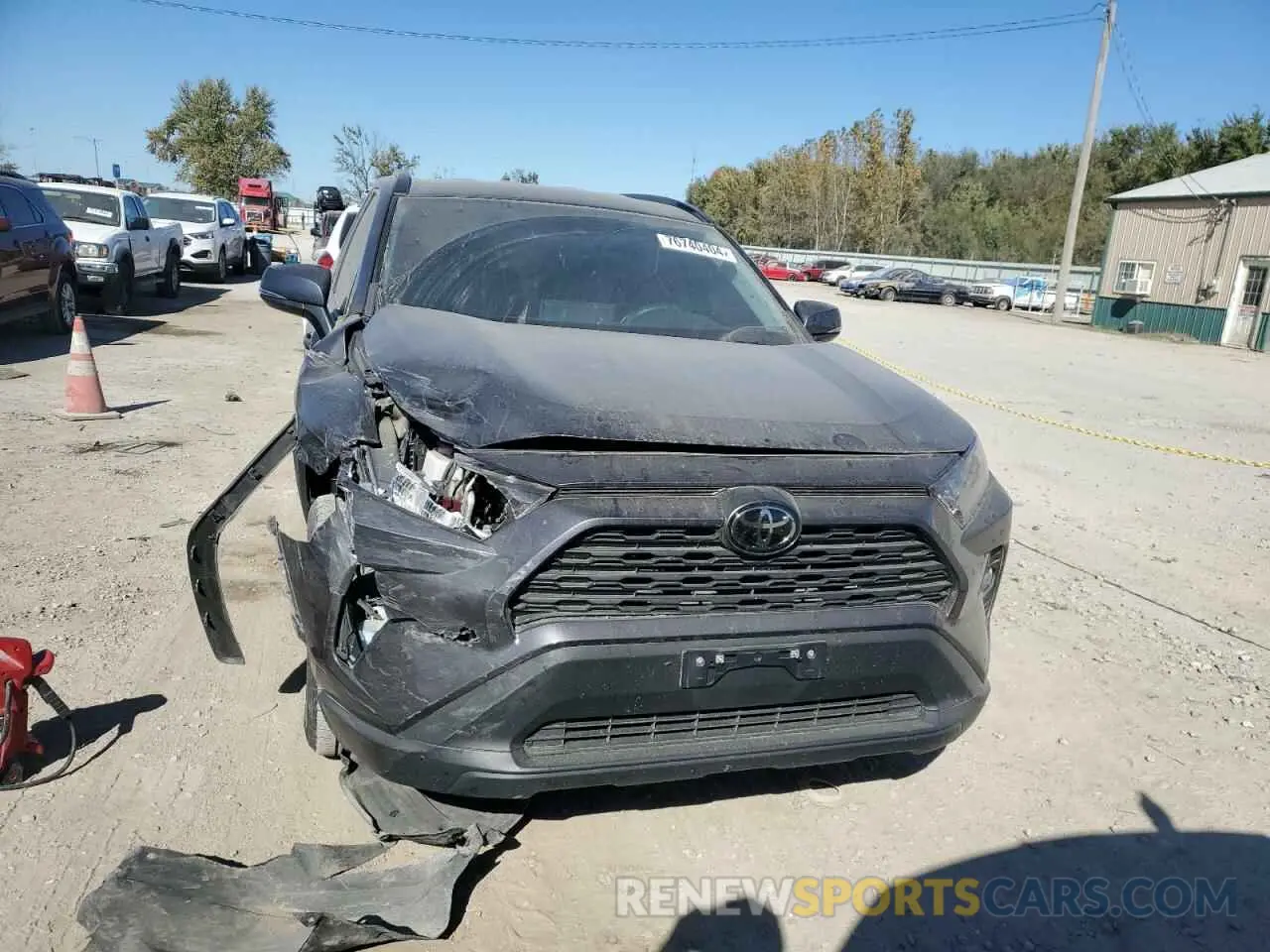 5 fotografías del automóvil dañado 2T3W1RFV5MW134065 TOYOTA RAV4 2021