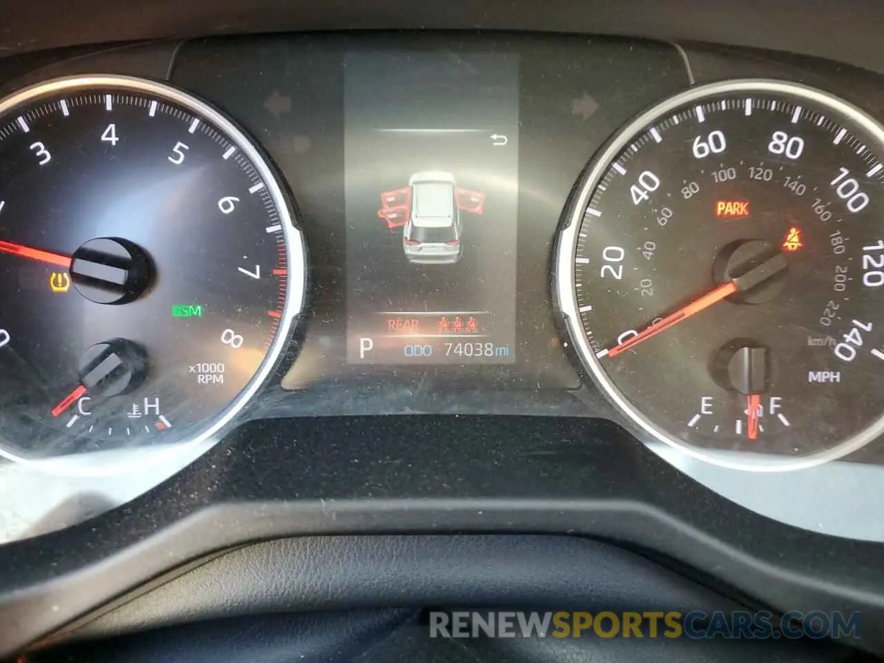 9 fotografías del automóvil dañado 2T3W1RFV5MW134065 TOYOTA RAV4 2021