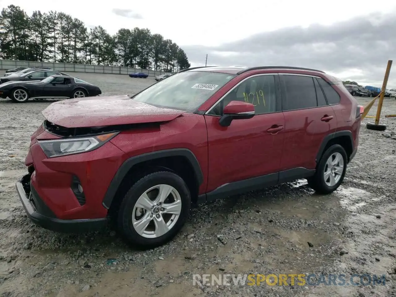 2 fotografías del automóvil dañado 2T3W1RFV5MW141744 TOYOTA RAV4 2021