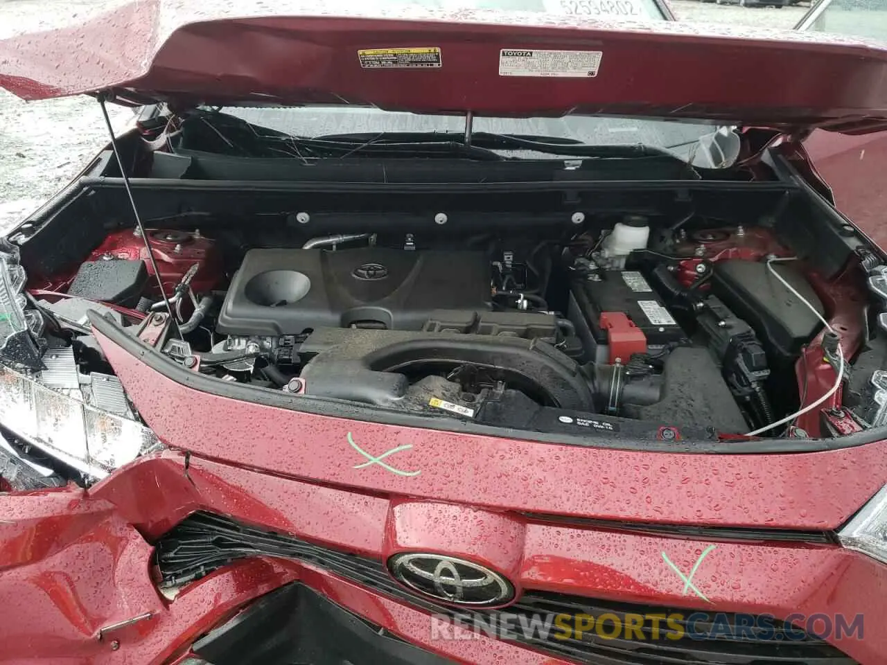 7 fotografías del automóvil dañado 2T3W1RFV5MW141744 TOYOTA RAV4 2021