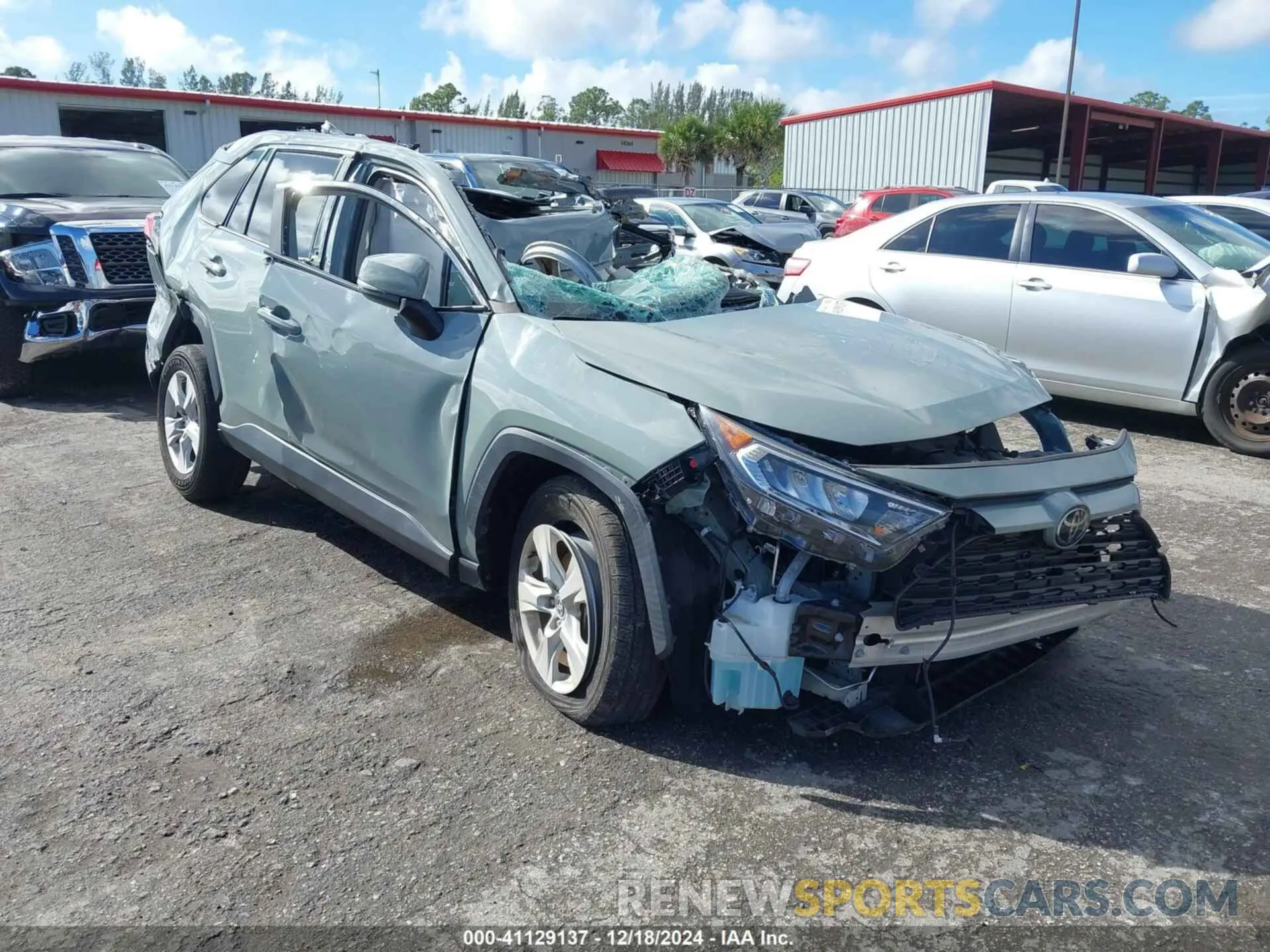 1 fotografías del automóvil dañado 2T3W1RFV5MW168278 TOYOTA RAV4 2021