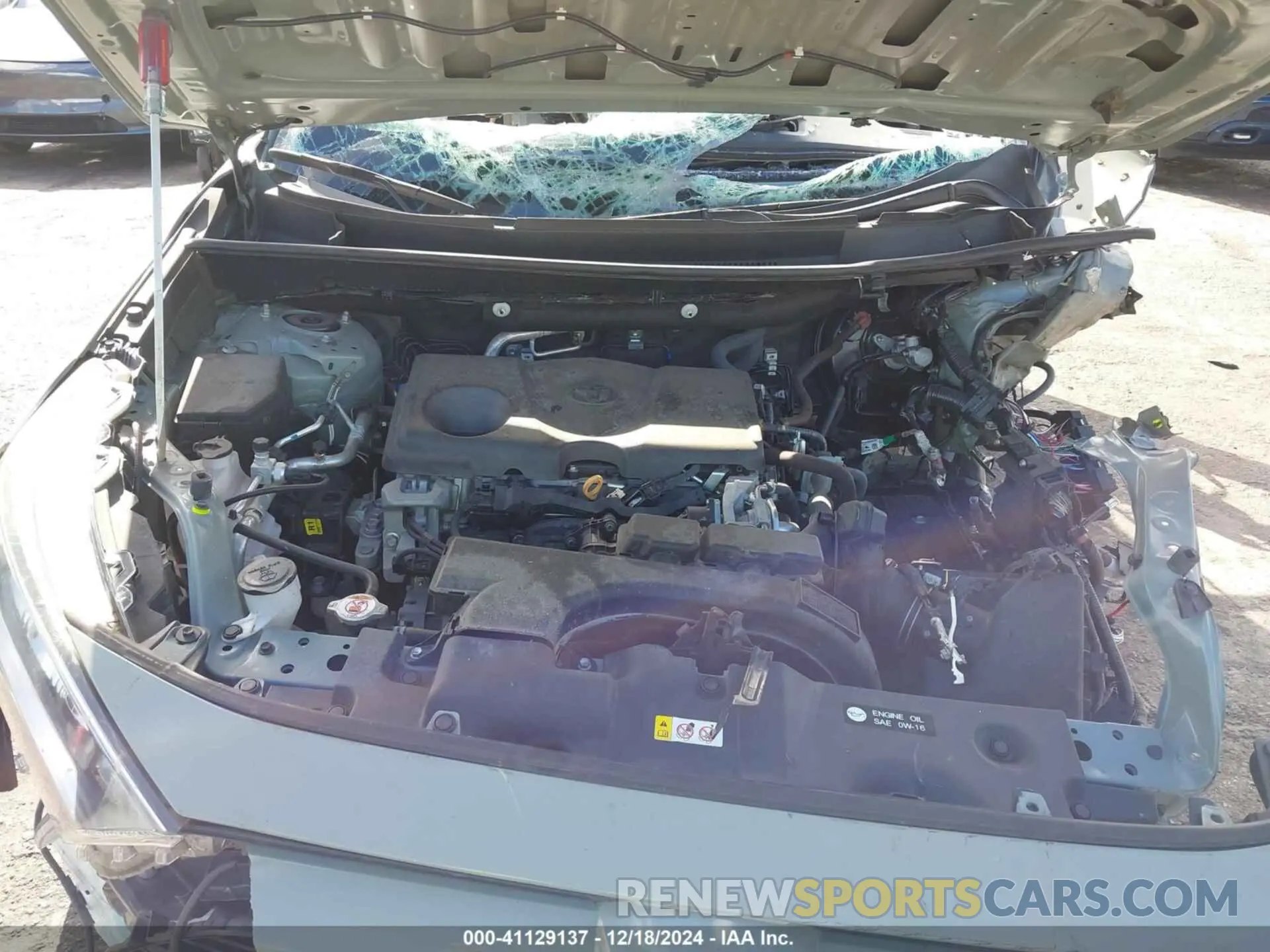 10 fotografías del automóvil dañado 2T3W1RFV5MW168278 TOYOTA RAV4 2021