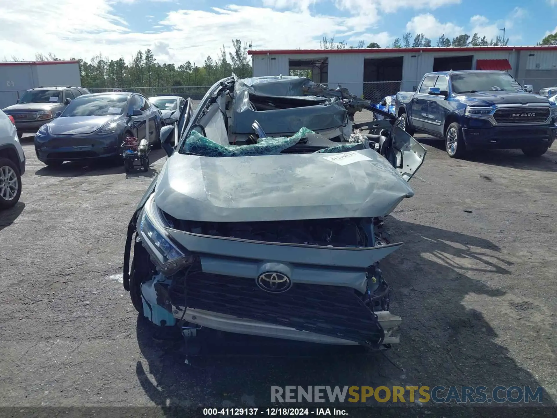 11 fotografías del automóvil dañado 2T3W1RFV5MW168278 TOYOTA RAV4 2021
