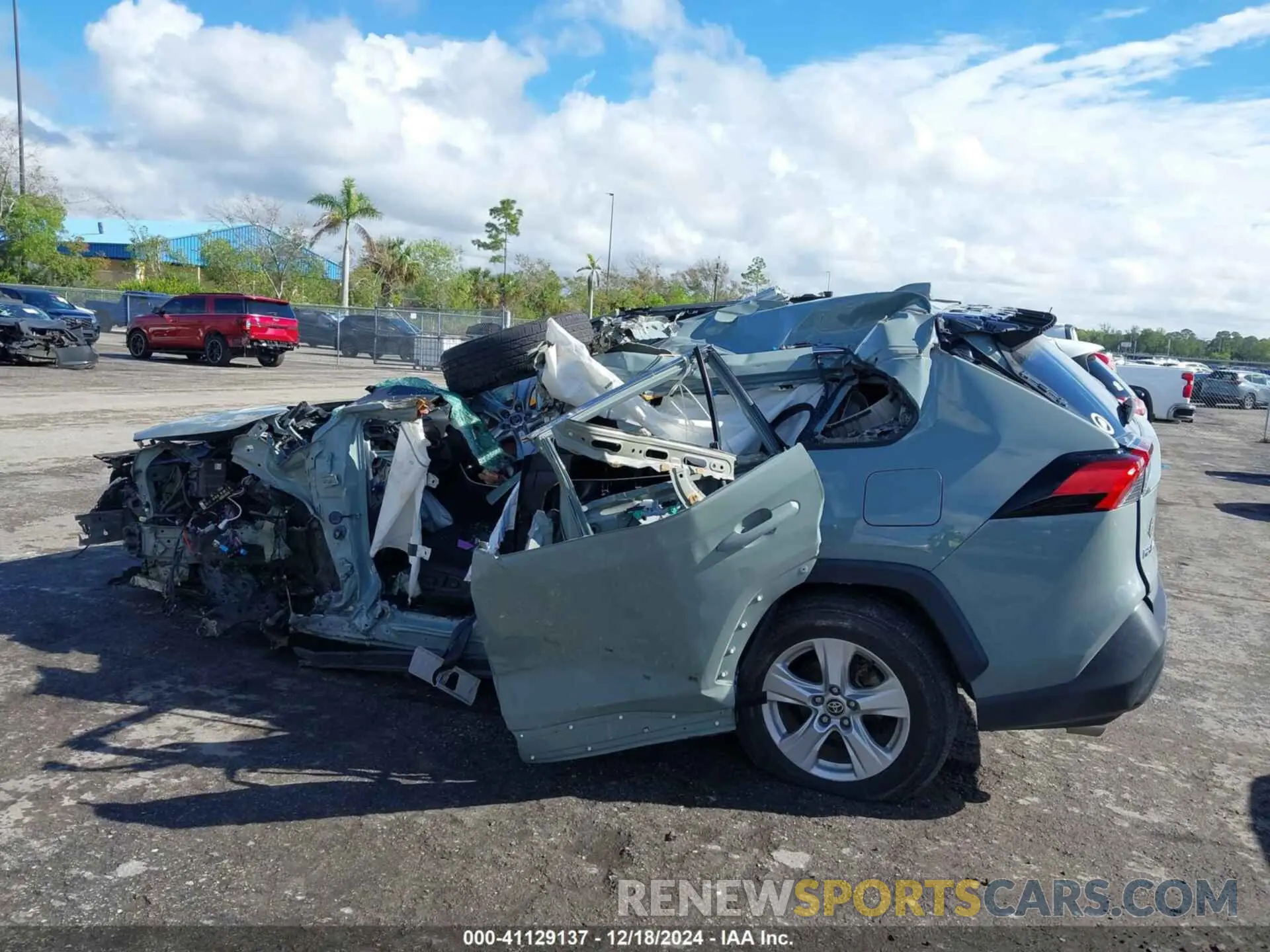13 fotografías del automóvil dañado 2T3W1RFV5MW168278 TOYOTA RAV4 2021