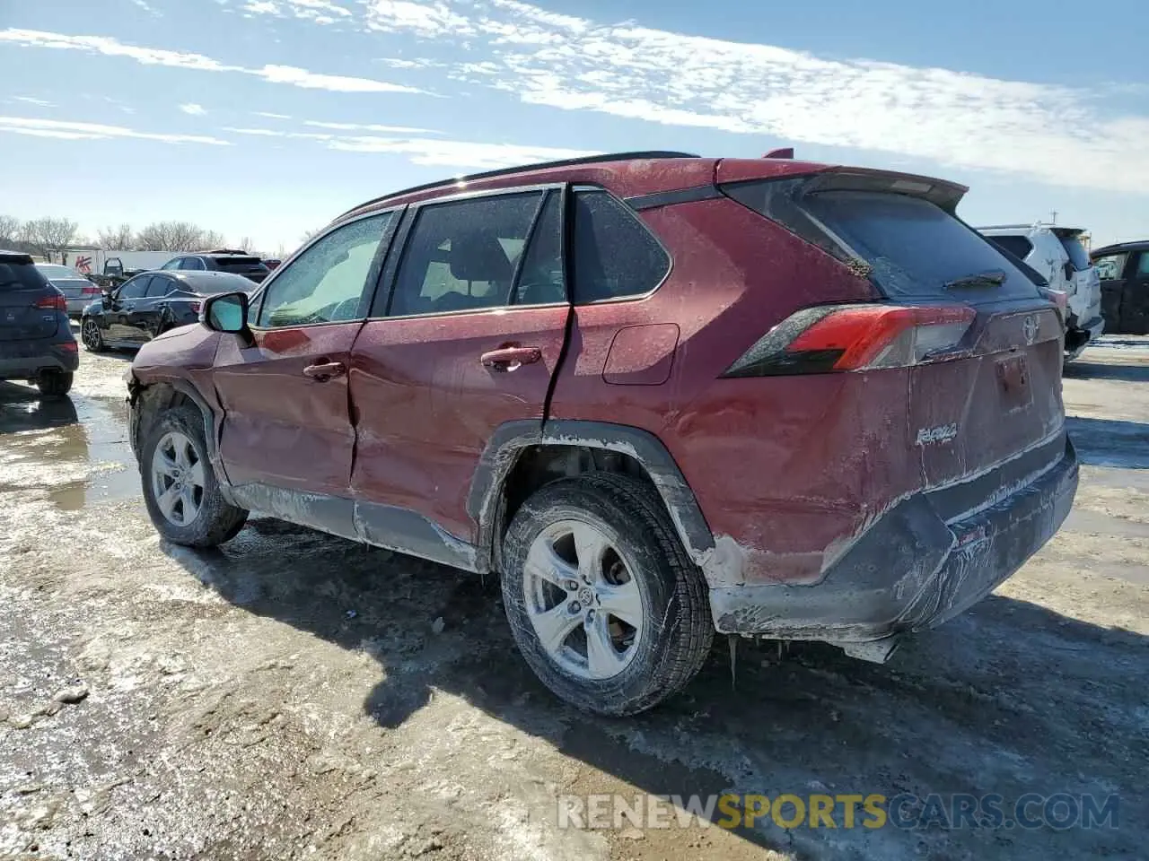 2 fotografías del automóvil dañado 2T3W1RFV5MW178065 TOYOTA RAV4 2021