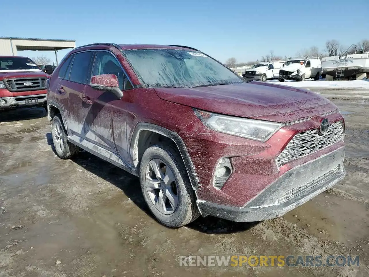 4 fotografías del automóvil dañado 2T3W1RFV5MW178065 TOYOTA RAV4 2021