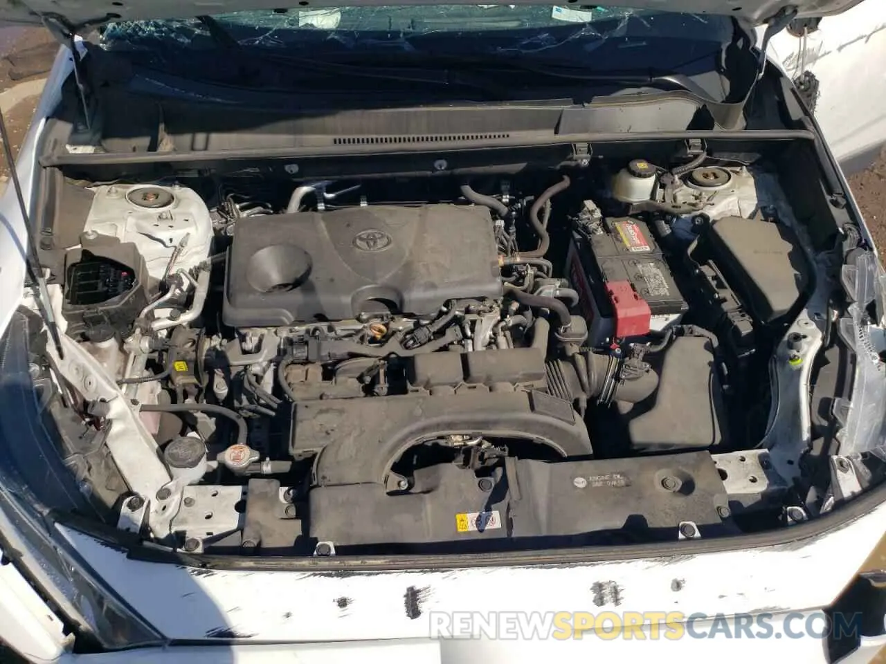 12 fotografías del automóvil dañado 2T3W1RFV6MC093446 TOYOTA RAV4 2021