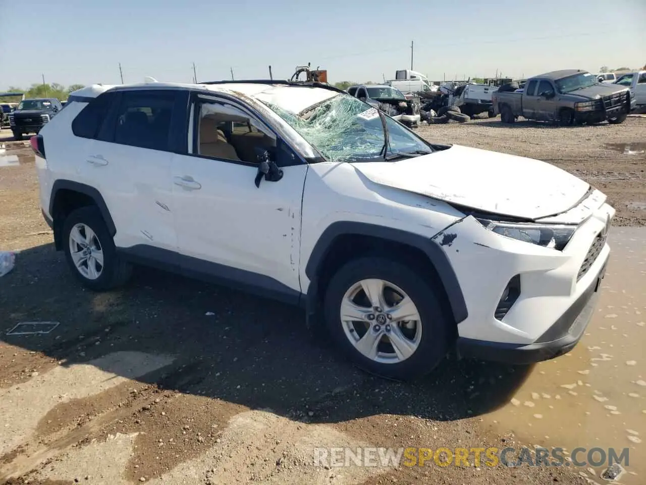 4 fotografías del automóvil dañado 2T3W1RFV6MC093446 TOYOTA RAV4 2021