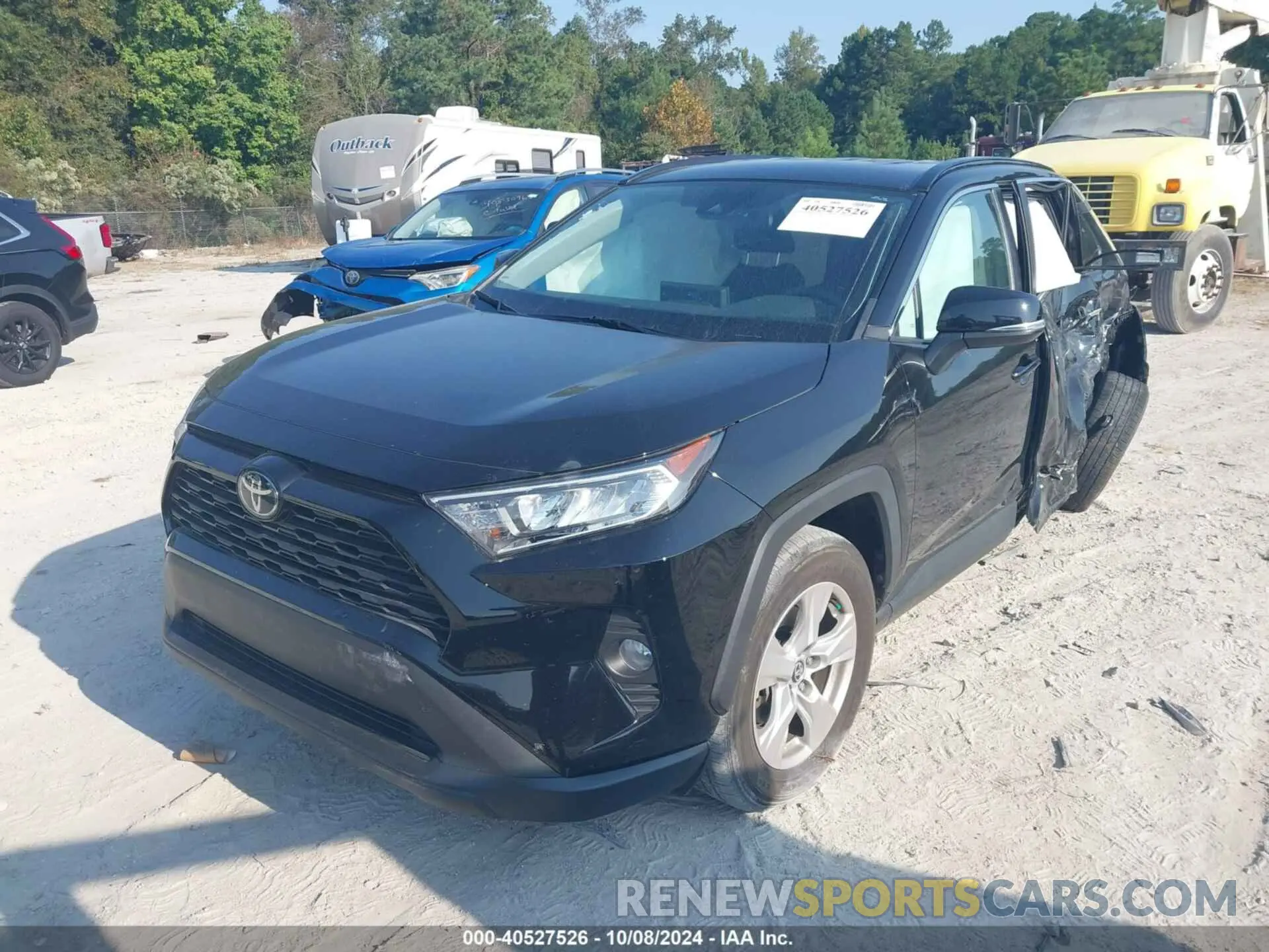 2 fotografías del automóvil dañado 2T3W1RFV6MC094225 TOYOTA RAV4 2021