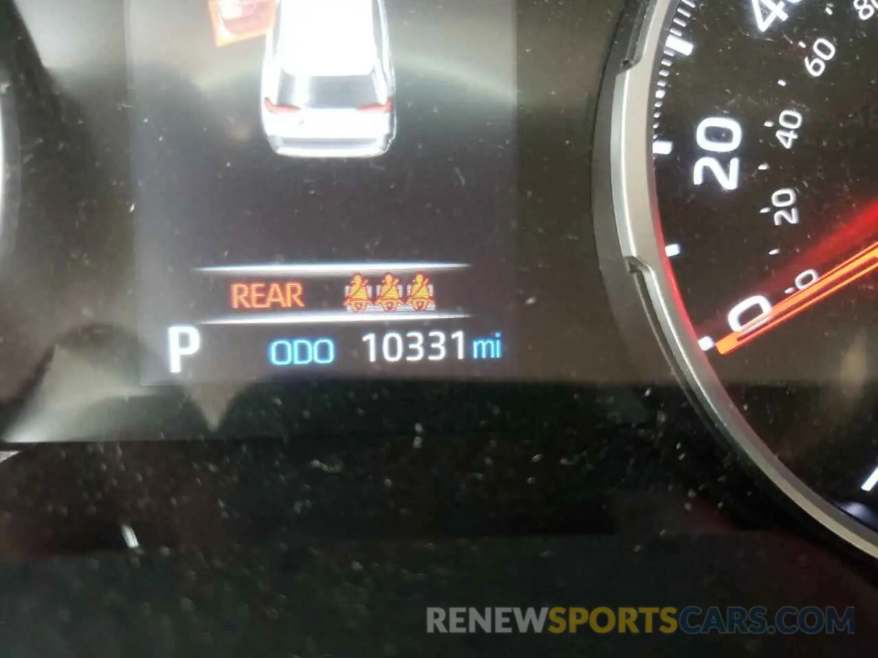 8 fotografías del automóvil dañado 2T3W1RFV6MC113890 TOYOTA RAV4 2021