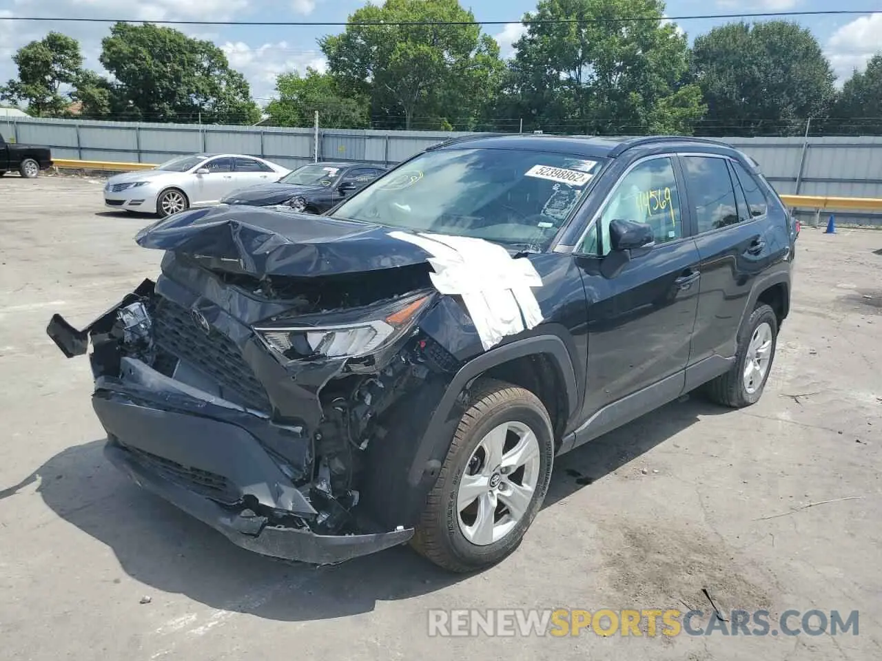 2 fotografías del automóvil dañado 2T3W1RFV6MW113144 TOYOTA RAV4 2021