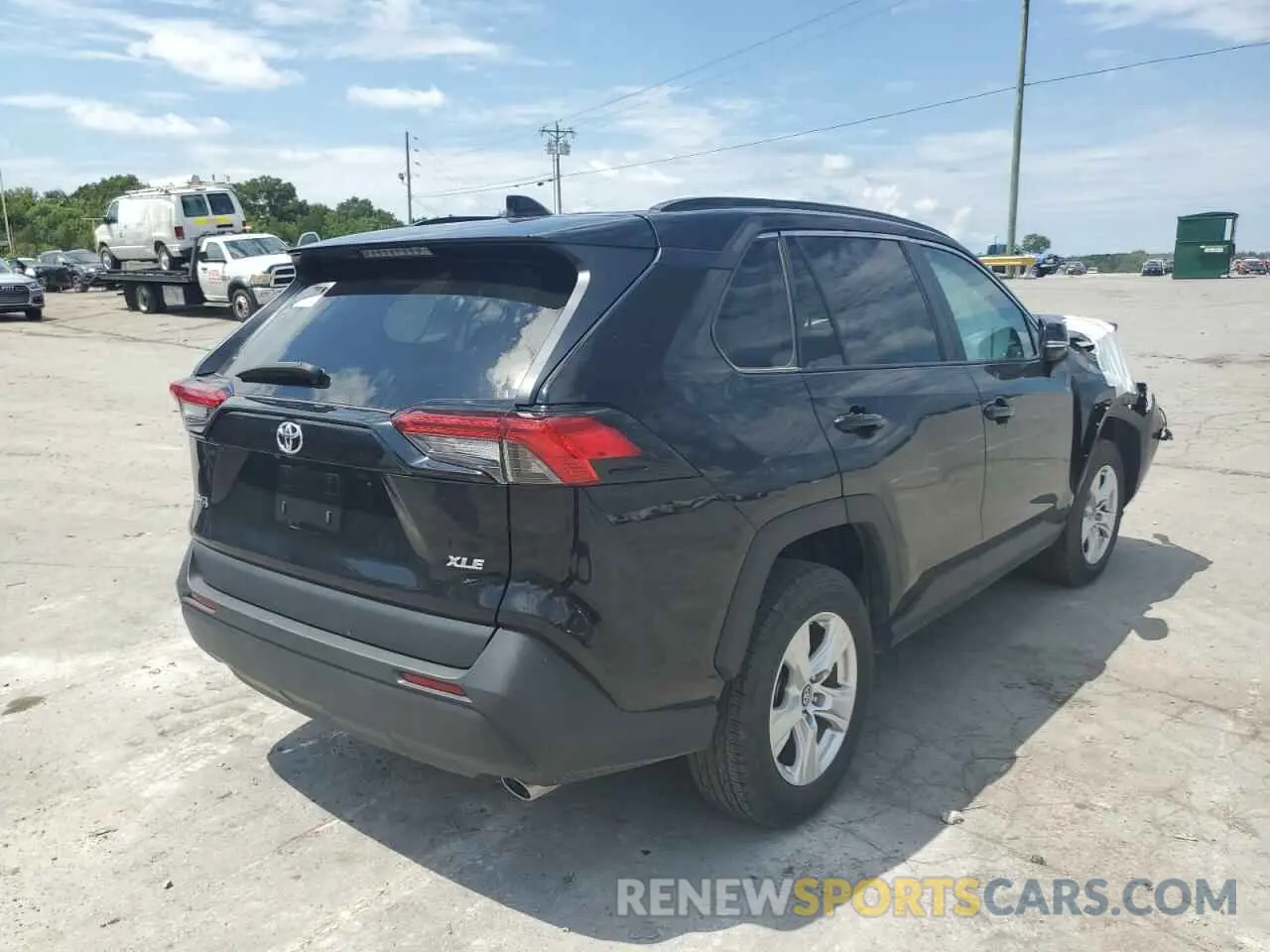 4 fotografías del automóvil dañado 2T3W1RFV6MW113144 TOYOTA RAV4 2021