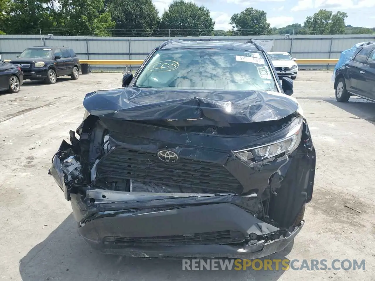 9 fotografías del automóvil dañado 2T3W1RFV6MW113144 TOYOTA RAV4 2021