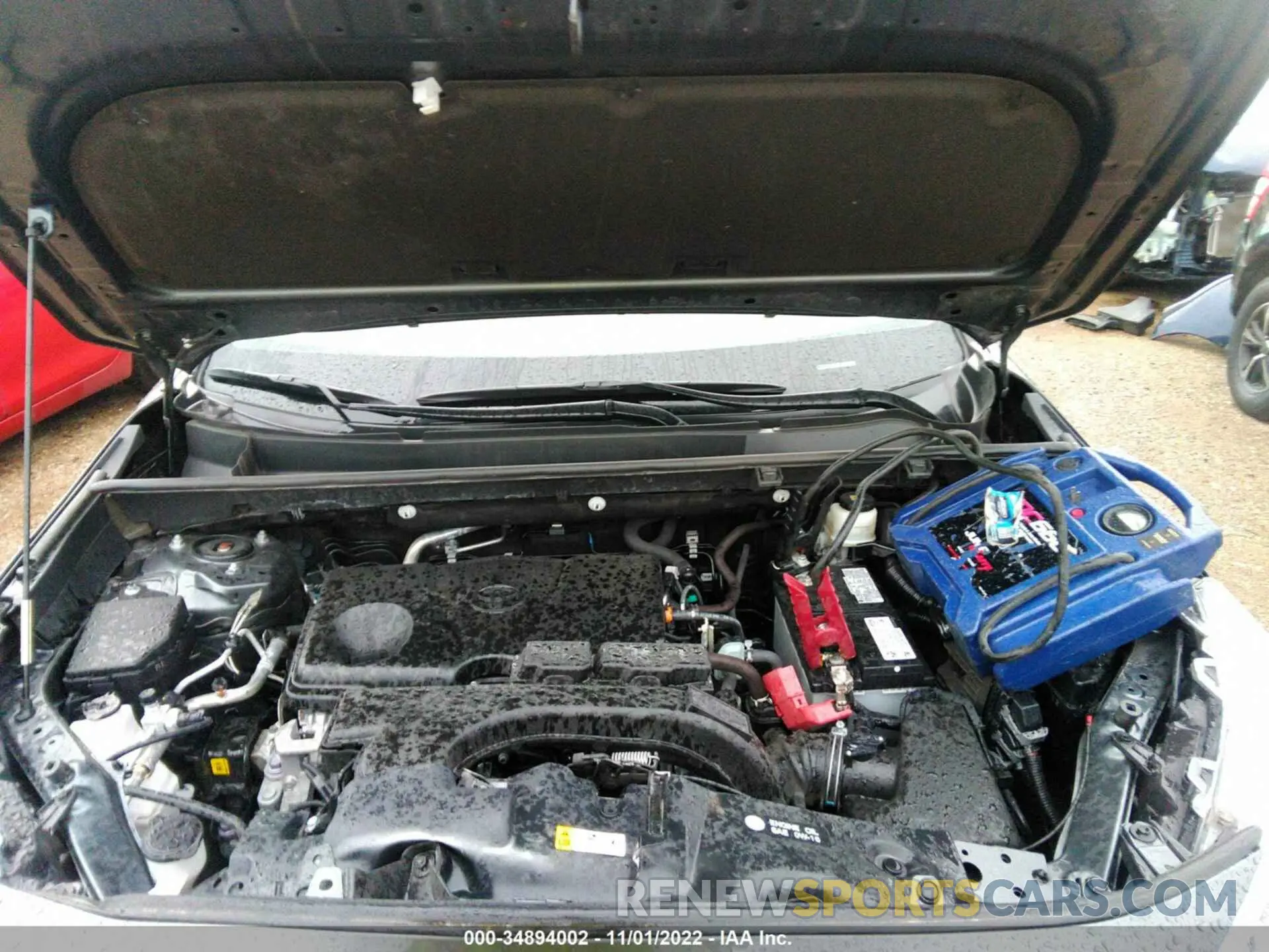 10 fotografías del automóvil dañado 2T3W1RFV6MW117081 TOYOTA RAV4 2021
