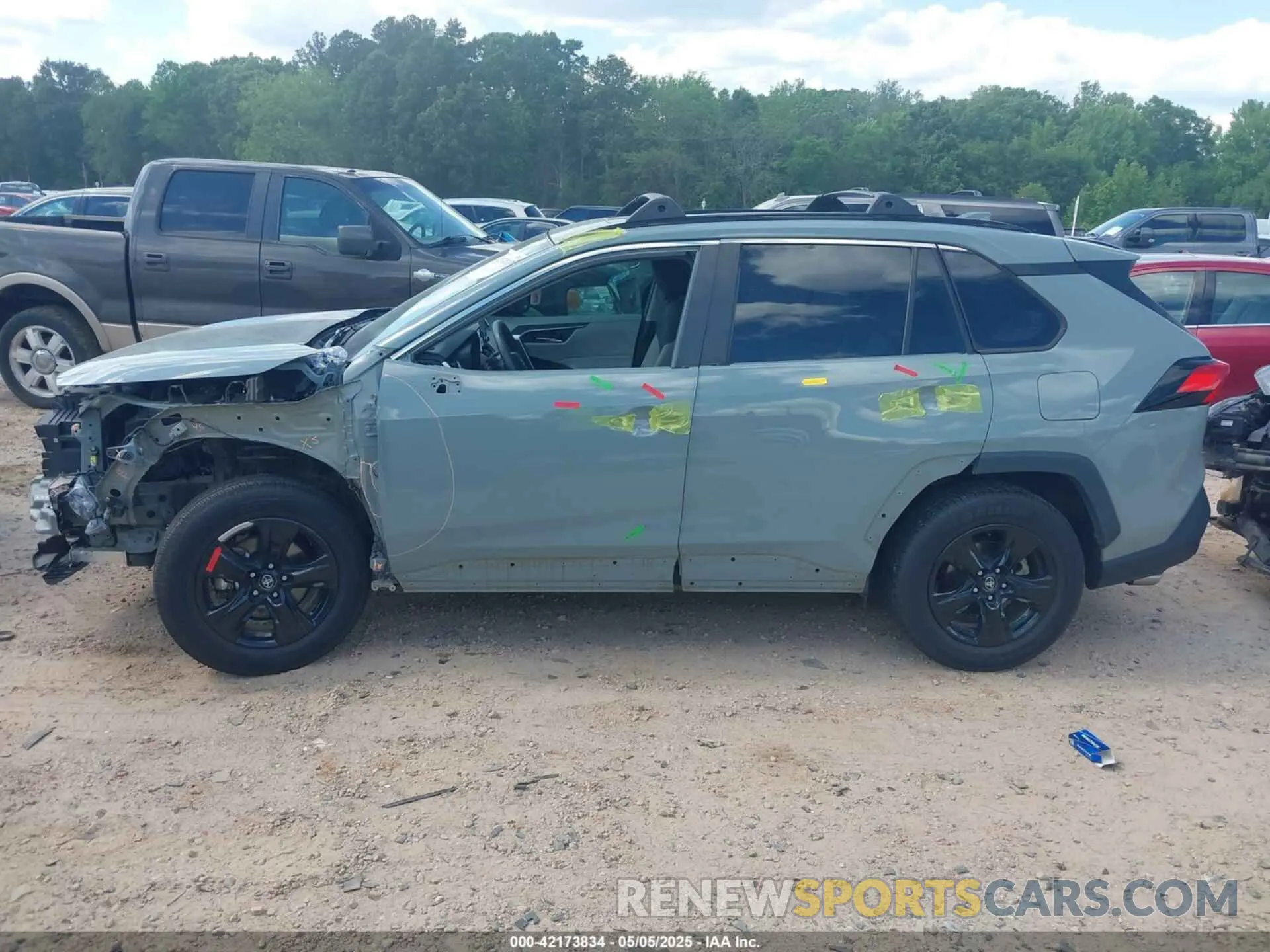 14 fotografías del automóvil dañado 2T3W1RFV6MW122829 TOYOTA RAV4 2021