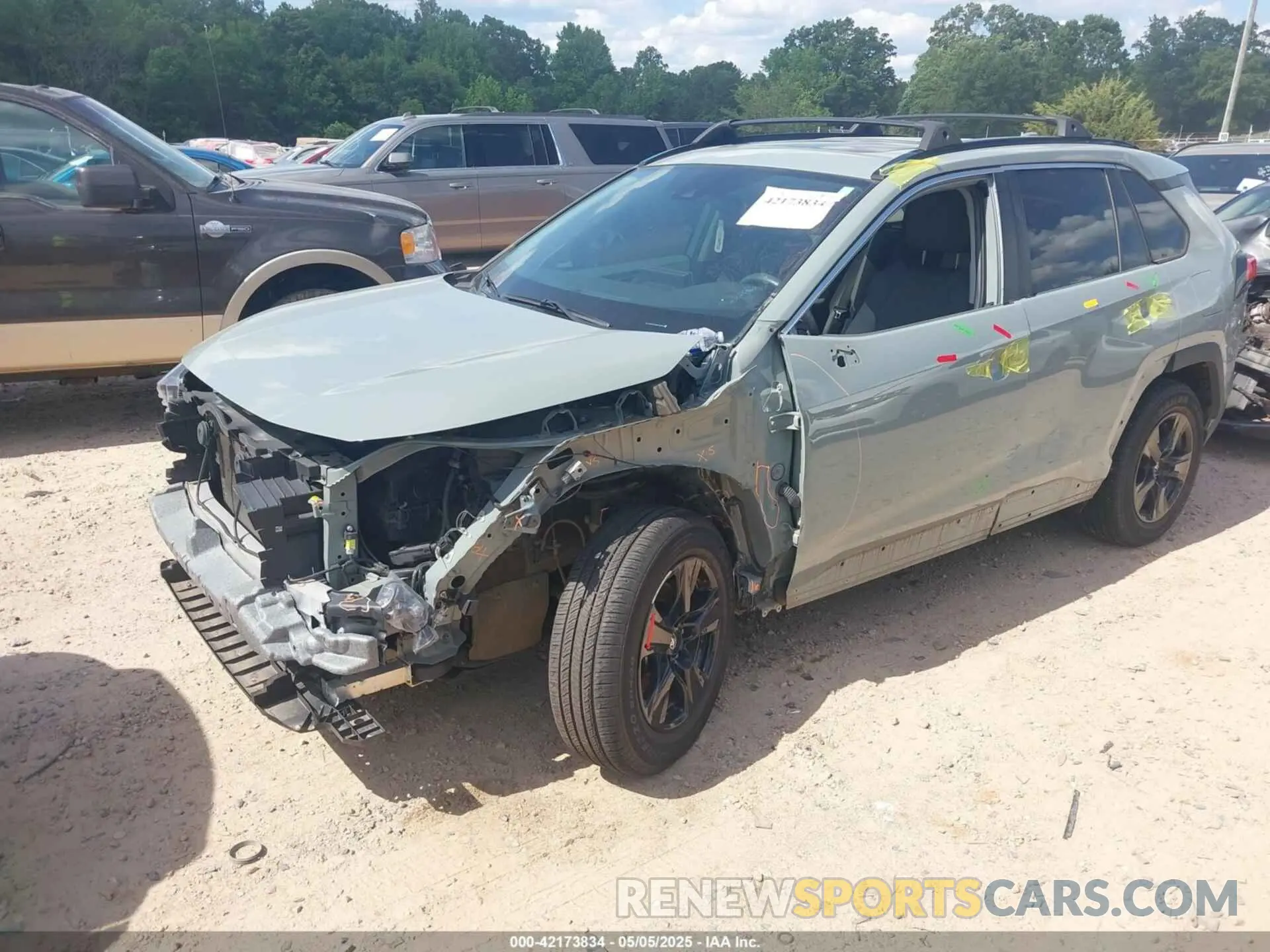 2 fotografías del automóvil dañado 2T3W1RFV6MW122829 TOYOTA RAV4 2021