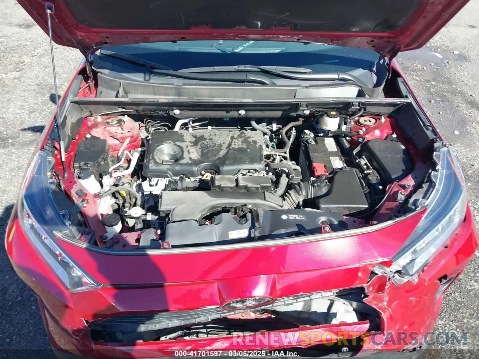 10 fotografías del automóvil dañado 2T3W1RFV6MW124936 TOYOTA RAV4 2021