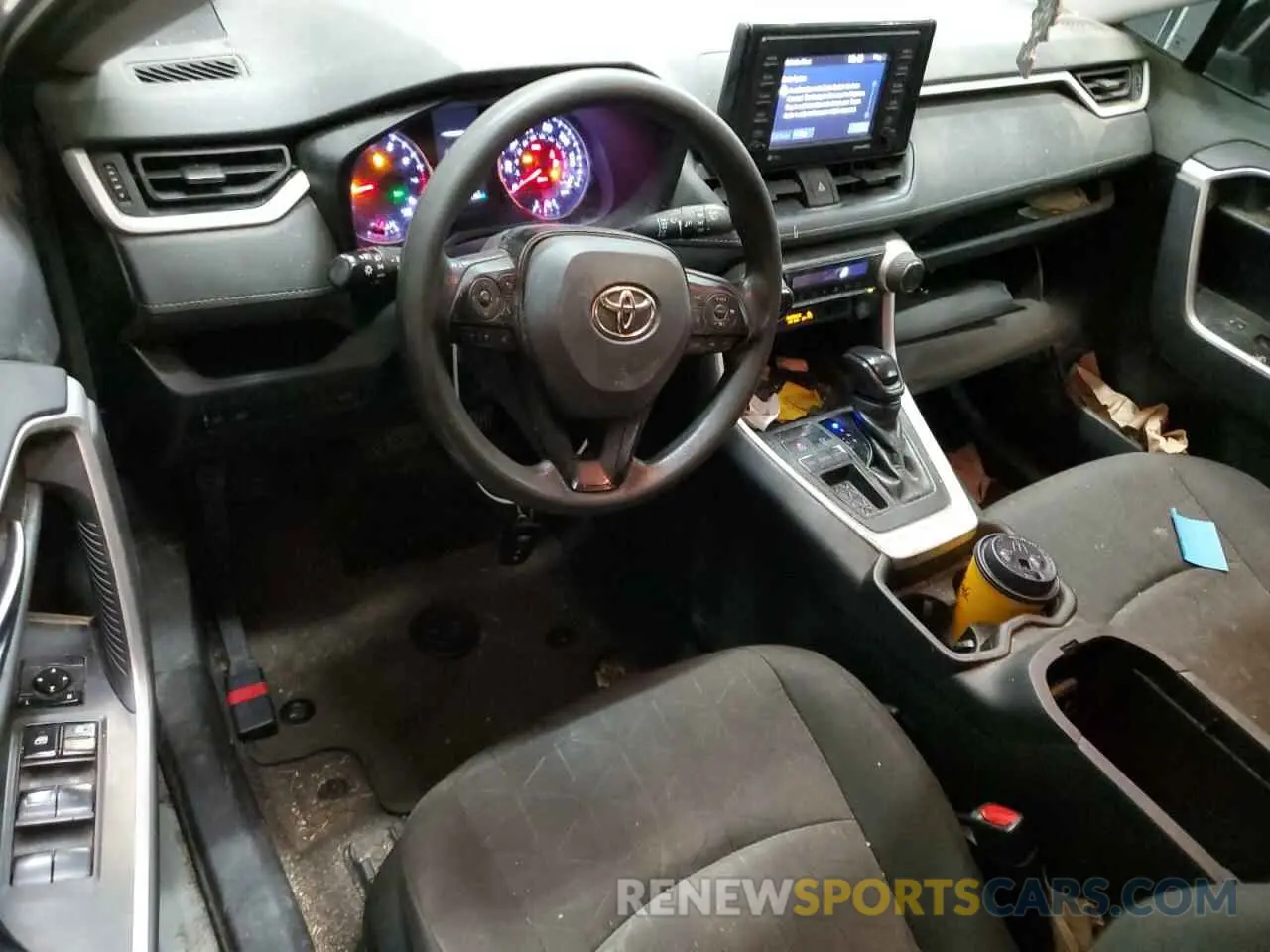 8 fotografías del automóvil dañado 2T3W1RFV6MW125973 TOYOTA RAV4 2021