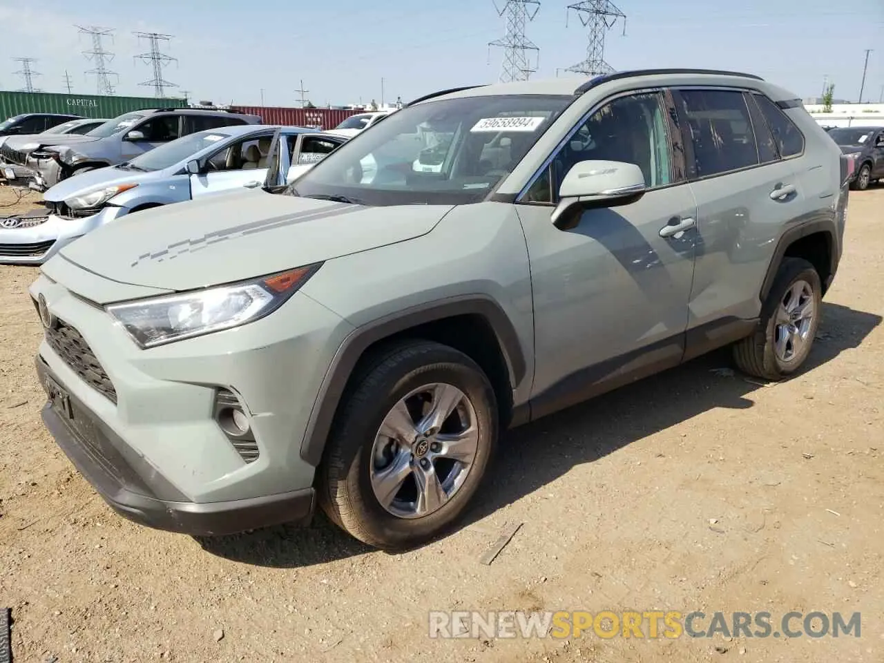 1 fotografías del automóvil dañado 2T3W1RFV6MW161923 TOYOTA RAV4 2021