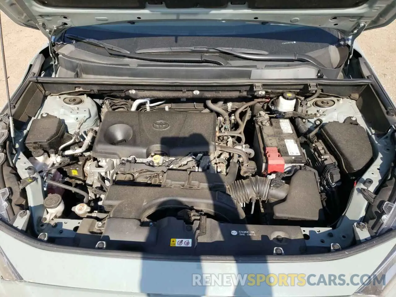 13 fotografías del automóvil dañado 2T3W1RFV6MW161923 TOYOTA RAV4 2021