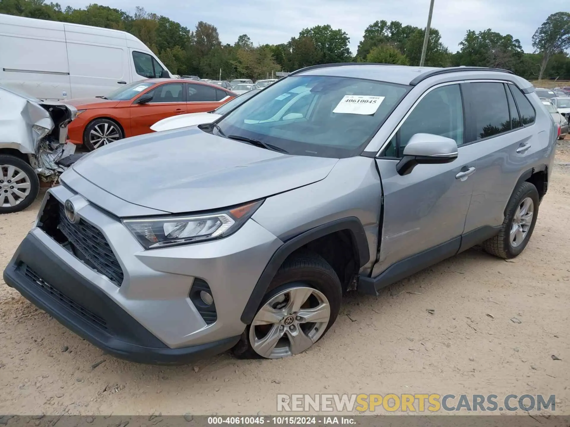2 fotografías del automóvil dañado 2T3W1RFV6MW162280 TOYOTA RAV4 2021
