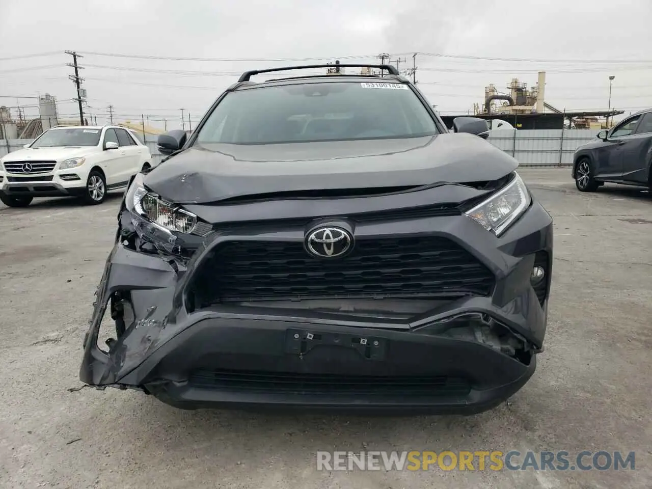 5 fotografías del automóvil dañado 2T3W1RFV6MW167575 TOYOTA RAV4 2021