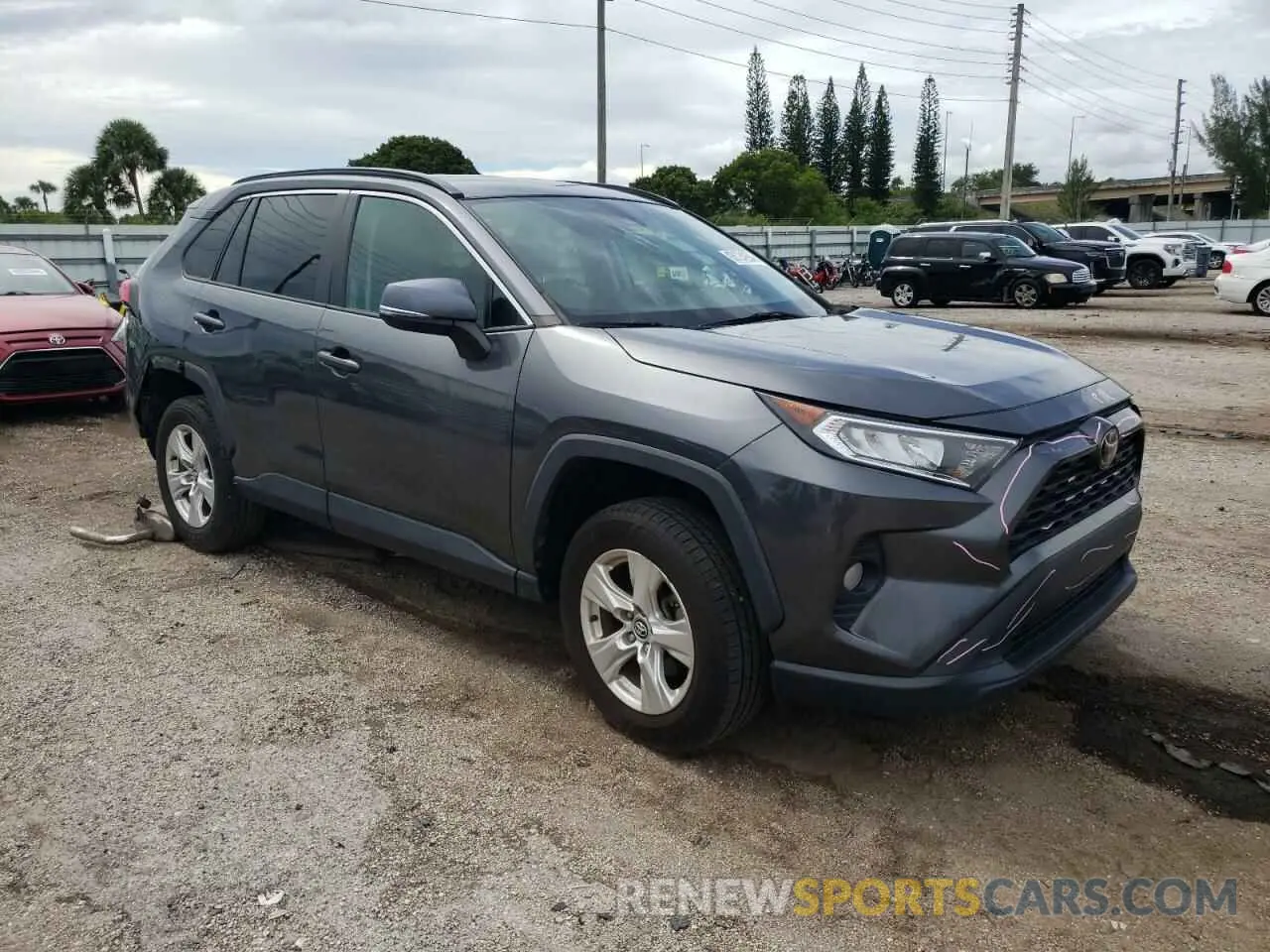 4 fotografías del automóvil dañado 2T3W1RFV7MC095531 TOYOTA RAV4 2021