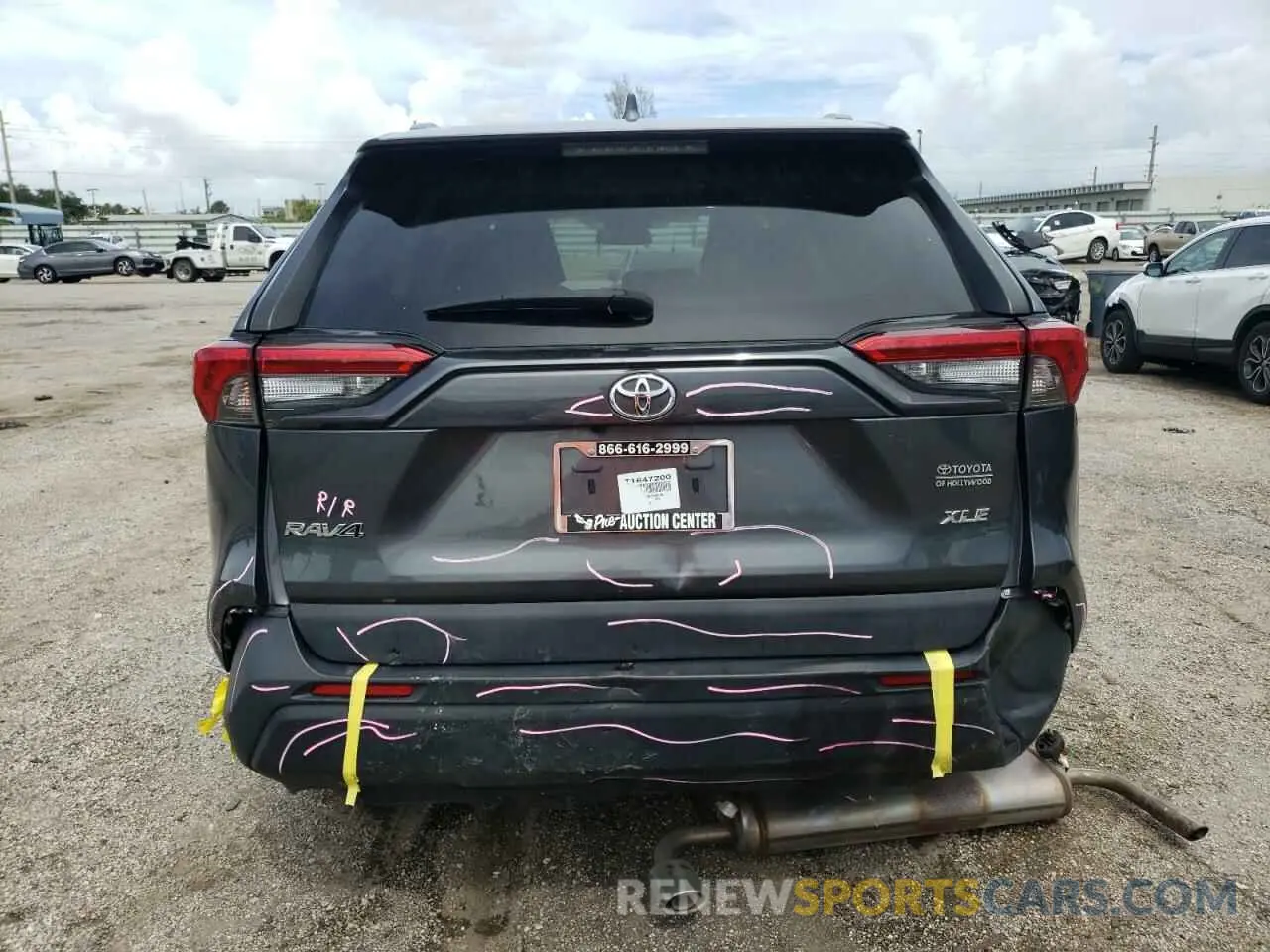 6 fotografías del automóvil dañado 2T3W1RFV7MC095531 TOYOTA RAV4 2021