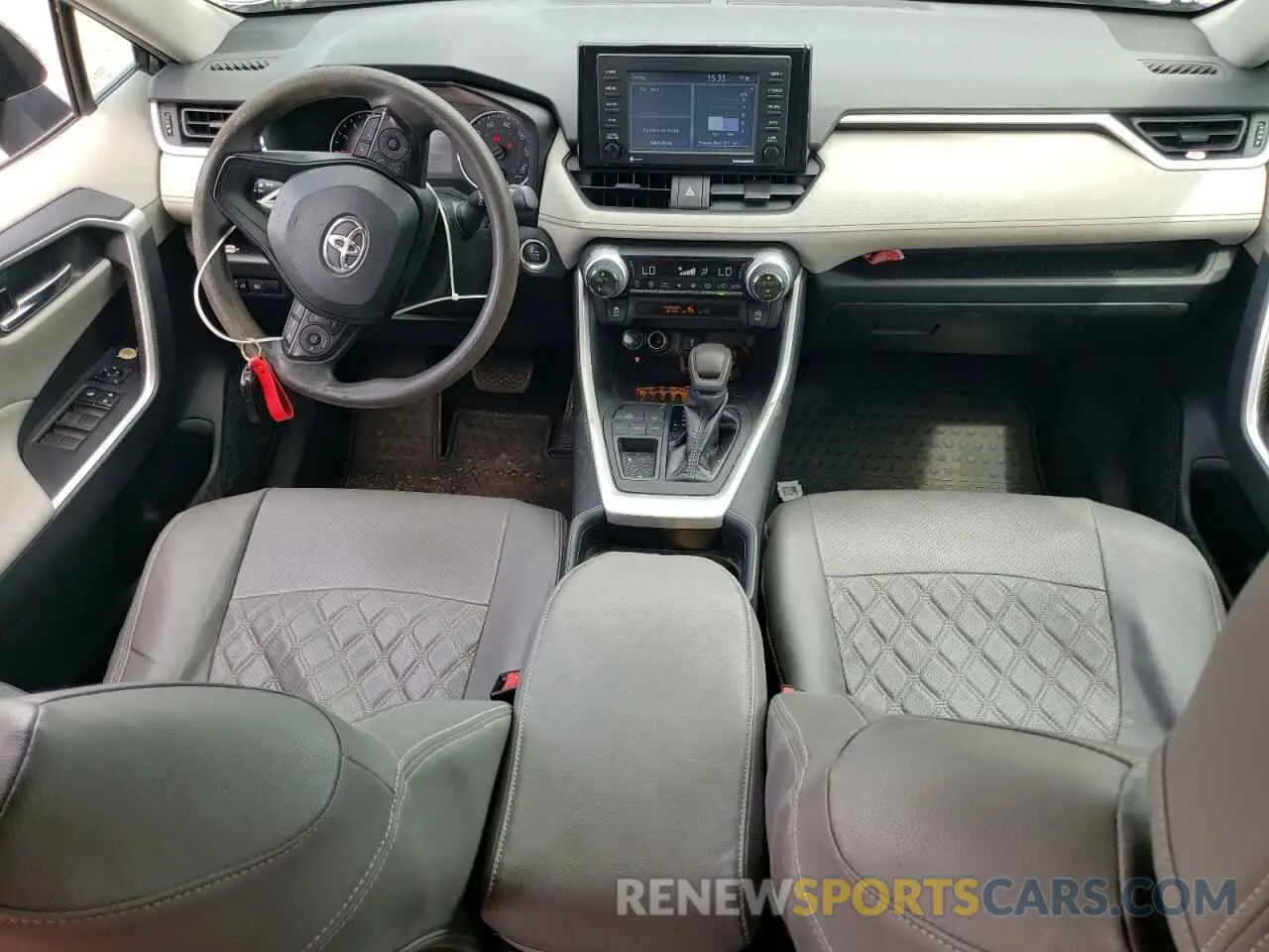 8 fotografías del automóvil dañado 2T3W1RFV7MC095531 TOYOTA RAV4 2021