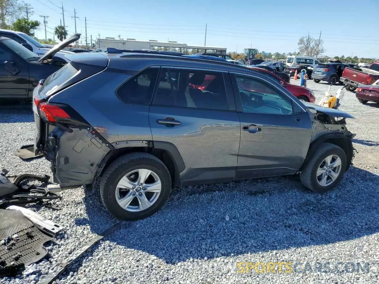 3 fotografías del automóvil dañado 2T3W1RFV7MC100081 TOYOTA RAV4 2021